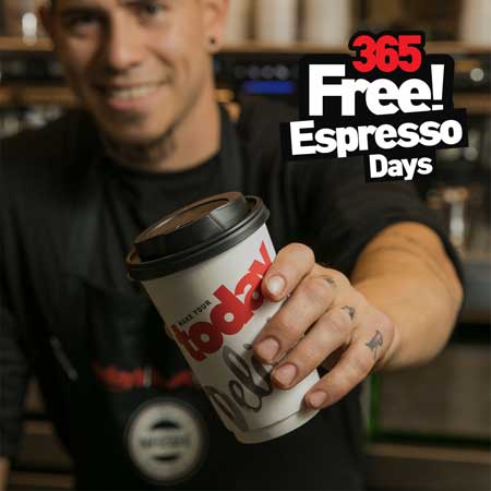 Free Espresso 365 Days