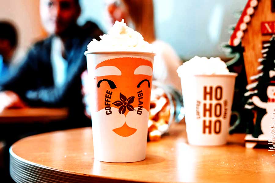 χριστουγεννιάτικες γεύσεις Coffee Island