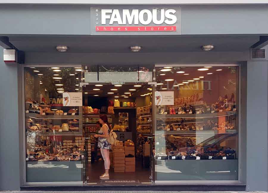 FAMOUS shoes stores franchise
