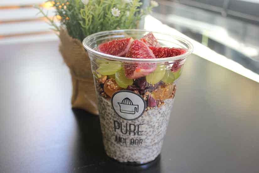 Pure juice bar coconut chia1