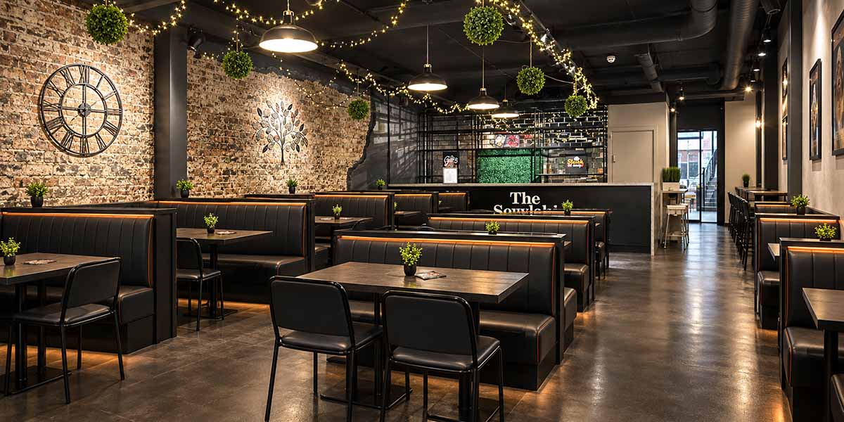 THE SOUVLAKI NOTTINGHAM SEATING