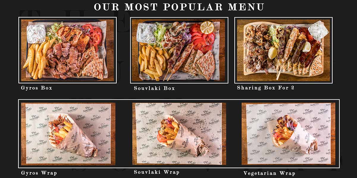The Souvlaki franchise menu